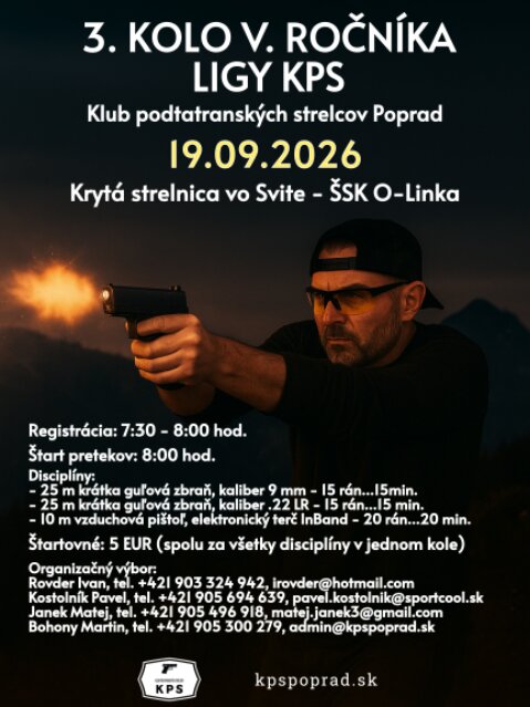 vzduchová pištoľ, 1. kolo